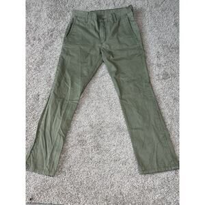 Levi's 511 Slim Fit Hybrid Trouser Pants Chino Sz 32x30 Green